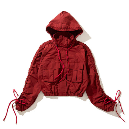 naokitomizuka WILD THINGS Gathered blouson ナオキトミヅカ ワイルドシングス ギャザード ブルゾン GRNTJ005【レディース WOMENブランド 楽天NG 25FW】