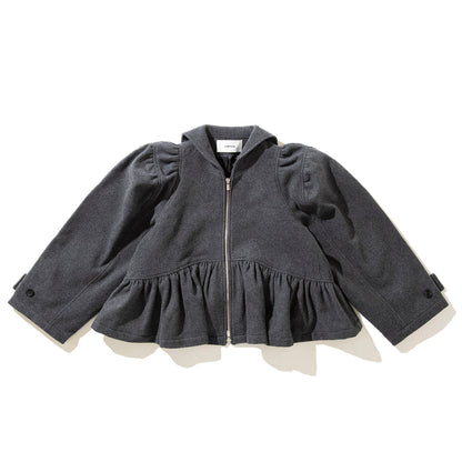 naokitomizuka Front zip jacket ナオキトミヅカ フロントジップ ジャケット GRNTJ007【レディース WOMENブランド 楽天NG 25FW】