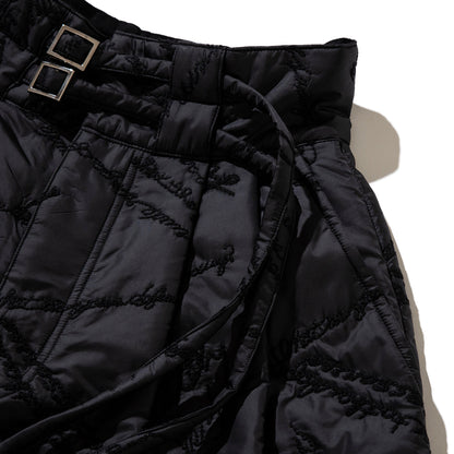 naokitomizuka Quilting gurkha pants ナオキトミヅカ キルティング グルカパンツ GRNTP005【レディース WOMENブランド 楽天NG 25FW】