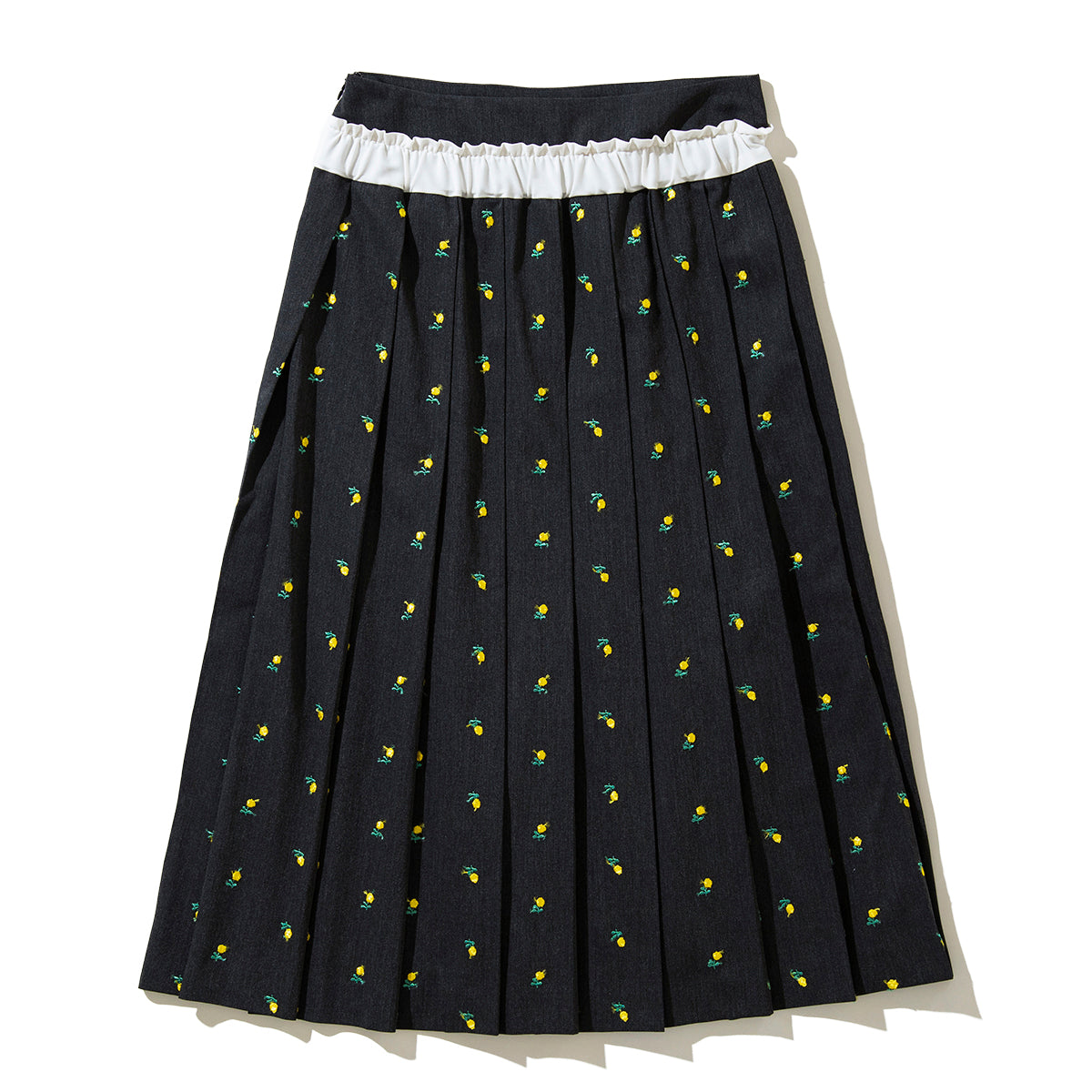 naokitomizuka Flower embroidery pleated skirt ナオキトミヅカ フラワー エンブロイダリー プリーツスカート GRNTS004【レディース WOMENブランド 楽天NG 25FW】