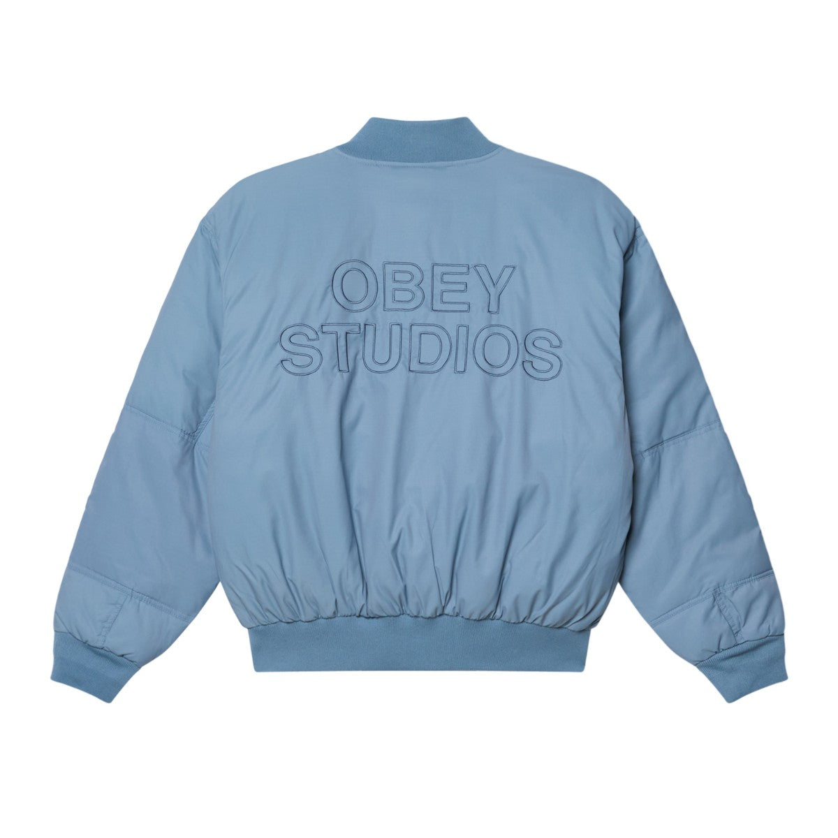 OBEY STUDIOS MA-1 BOMBER オベイ スタジオ MA-1 ボンバー 121800594【メンズ アウター フライトジャケット ミリタリー ナイロン 中綿 25FW】