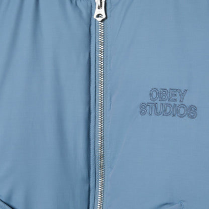 OBEY STUDIOS MA-1 BOMBER オベイ スタジオ MA-1 ボンバー 121800594【メンズ アウター フライトジャケット ミリタリー ナイロン 中綿 25FW】