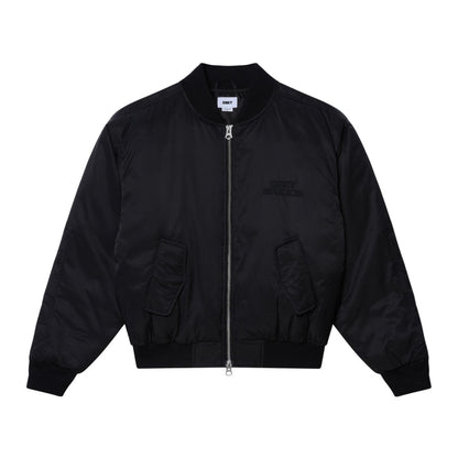 OBEY STUDIOS MA-1 BOMBER オベイ スタジオ MA-1 ボンバー 121800594【メンズ アウター フライトジャケット ミリタリー ナイロン 中綿 25FW】