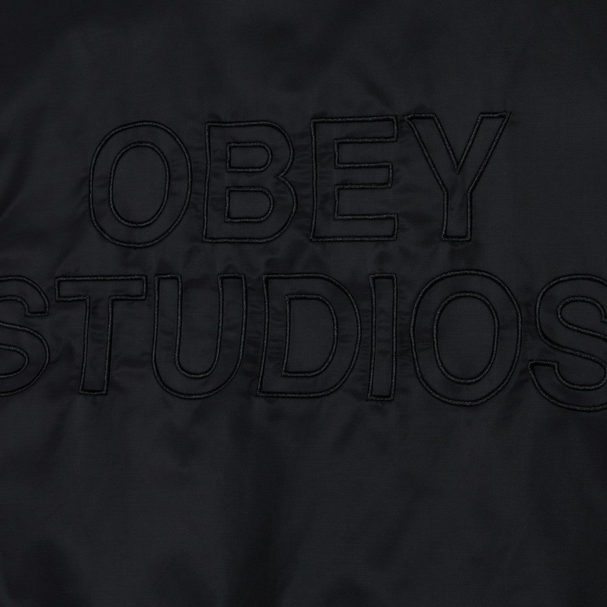 OBEY STUDIOS MA-1 BOMBER オベイ スタジオ MA-1 ボンバー 121800594【メンズ アウター フライトジャケット ミリタリー ナイロン 中綿 25FW】