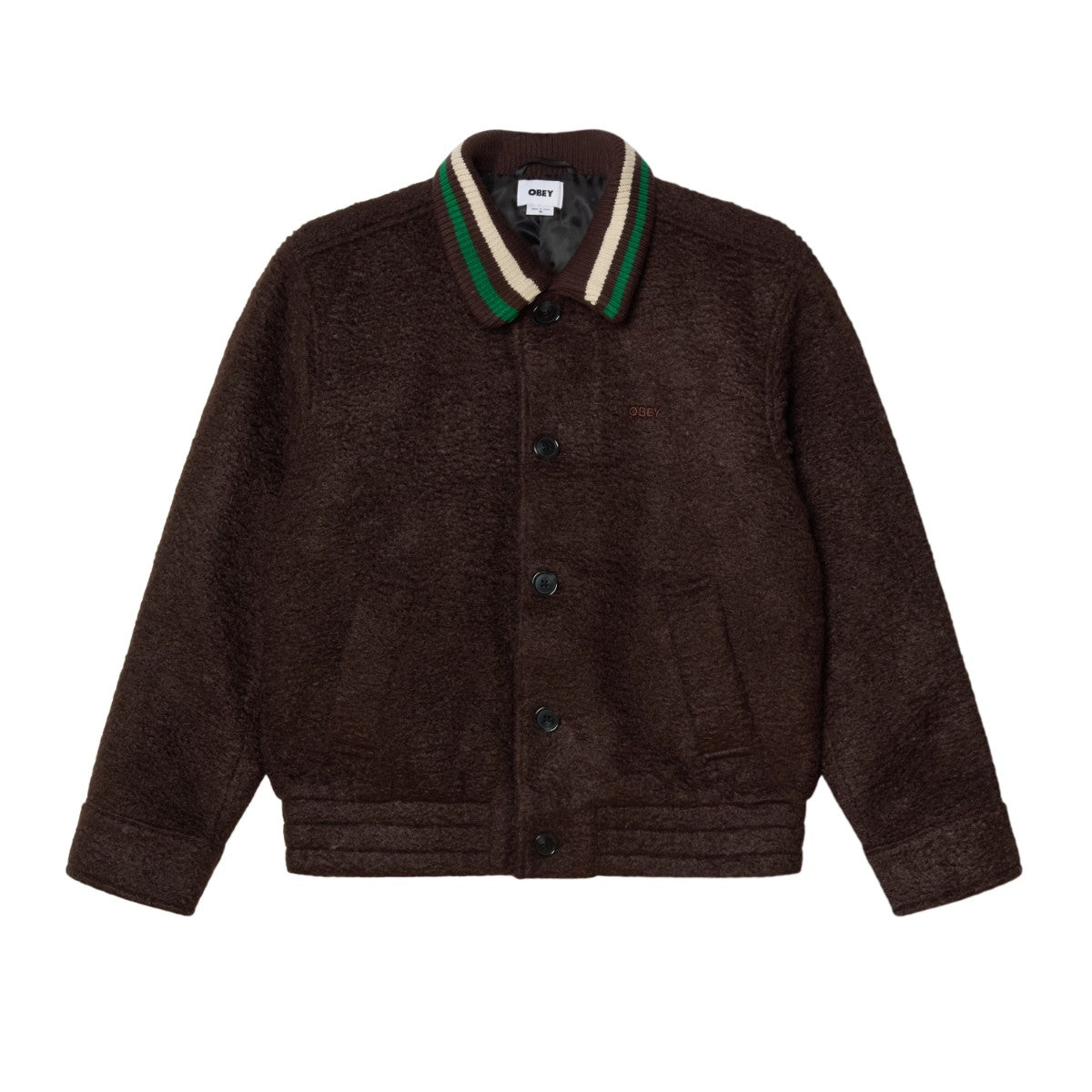 OBEY ARDEN BLOUSON JACKET オベイ アーデン ブルゾン ジャケット 121800603【メンズ アウター ウールジャケット 中綿 ブルゾン 25FW】