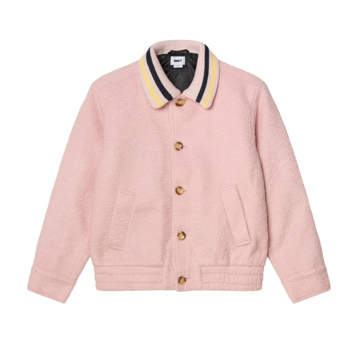 OBEY ARDEN BLOUSON JACKET オベイ アーデン ブルゾン ジャケット 121800603【メンズ アウター ウールジャケット 中綿 ブルゾン 25FW】