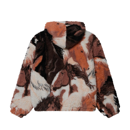 OBEY HORSES SHERPA JACKET オベイ ホーシズ シェルパ ジャケット 121800610【メンズ ジャケット シェルパ フリース アウター リラックスフィット 防寒 25FW】