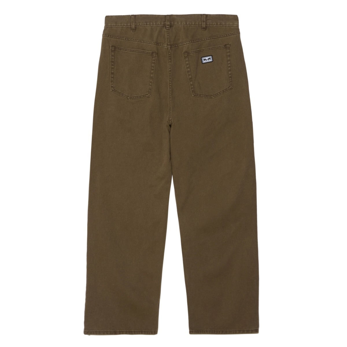 OBEY BIGWIG BAGGY DENIM オベイ ビッグウィッグ バギー デニム 142010087【メンズ デニム ジーンズ バギーパンツ ワイドシルエット ロゴ刺繍 25FW】