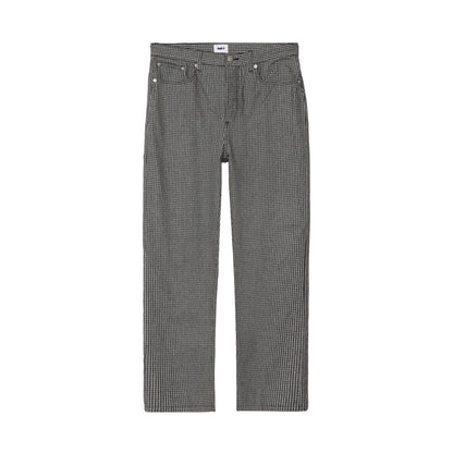 OBEY CLASSIC BAGGY PLAID DENIM オベイ クラシックバギープレイドデニム 142010114【メンズ ボトムス パンツ デニム バギー テーパード 25FW】