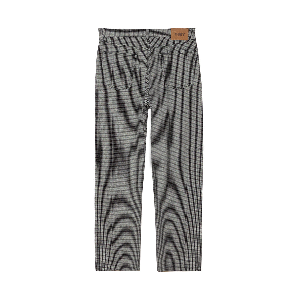 OBEY CLASSIC BAGGY PLAID DENIM オベイ クラシックバギープレイドデニム 142010114【メンズ ボトムス パンツ デニム バギー テーパード 25FW】