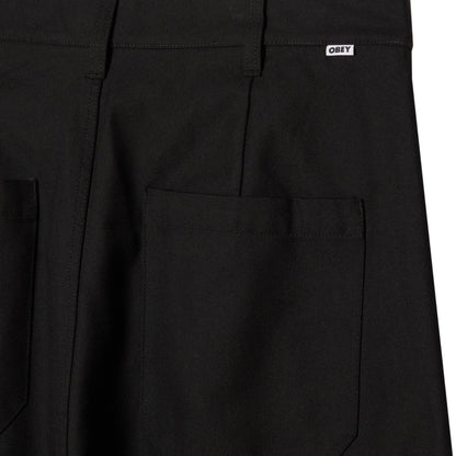 OBEY OLIVER PLEATED PANT オベイ オリバー プリーテッド パンツ 142020243【メンズ ボトムス パンツ ジッパーフライ ストレートレッグ 25FW】