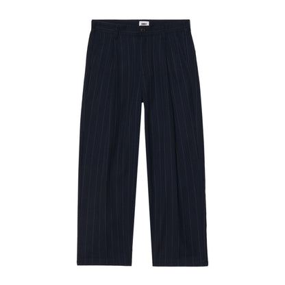 OBEY DEAN STRIPE PLEATED PANT オベイ ディーン ストライプ プリーテッド パンツ 142020262【メンズ ボトムス パンツ ストライプ ジッパーフライ ストレートレッグ 25FW】