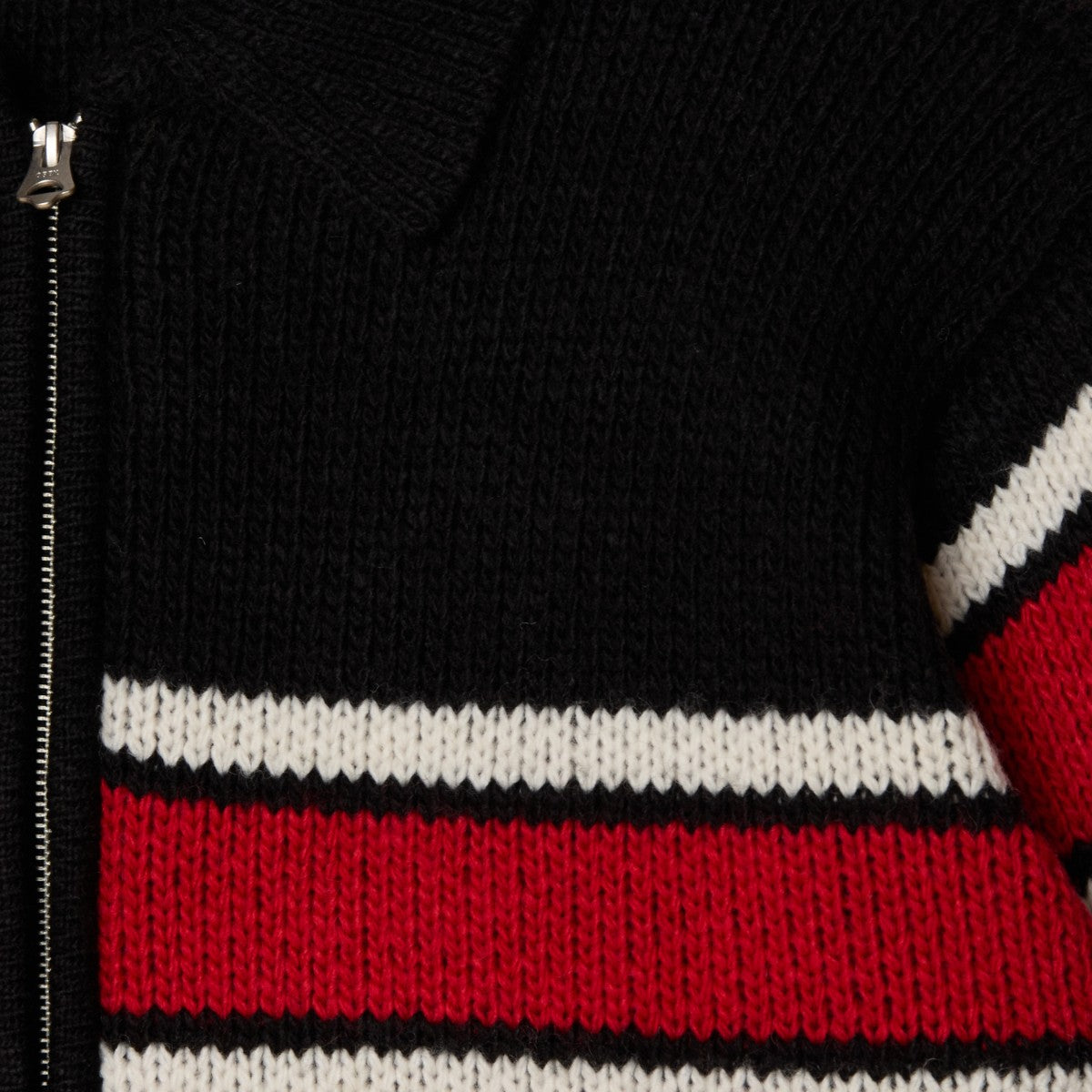 OBEY BERNARD ZIP UP SWEATER オベイ バーナード ジップアップ セーター 151010044【メンズ ジップアップセーター ニット リブ仕様 カジュアル ロゴ刺繍 25FW】