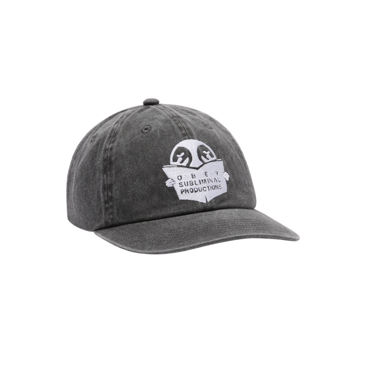 OBEY PIGMENT PRODUCTIONS 6 PANEL STRAPBACK オベイ ピグメント プロダクションズ 6パネル ストラップバック 100580421【メンズ 帽子 キャップ 6パネル ストラップバック キャンバス 刺繍 25FW】