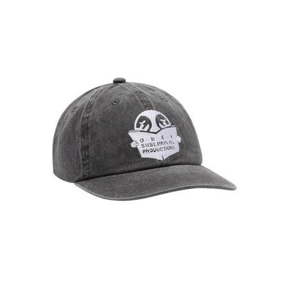 OBEY PIGMENT PRODUCTIONS 6 PANEL STRAPBACK オベイ ピグメント プロダクションズ 6パネル ストラップバック 100580421【メンズ 帽子 キャップ 6パネル ストラップバック キャンバス 刺繍 25FW】