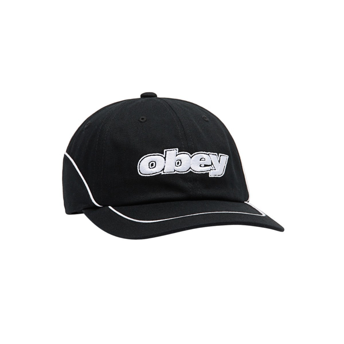 OBEY REWIND 6 PANEL VELCROBACK オベイ リワインド 6パネル ベルクロバック 100580430【メンズ キャップ ベルクロ パイピング 帽子 刺繍 25FW】