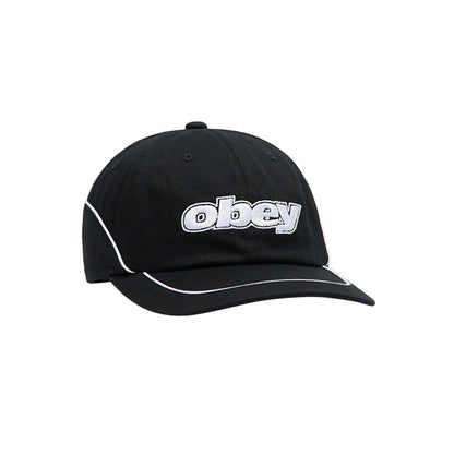 OBEY REWIND 6 PANEL VELCROBACK オベイ リワインド 6パネル ベルクロバック 100580430【メンズ キャップ ベルクロ パイピング 帽子 刺繍 25FW】
