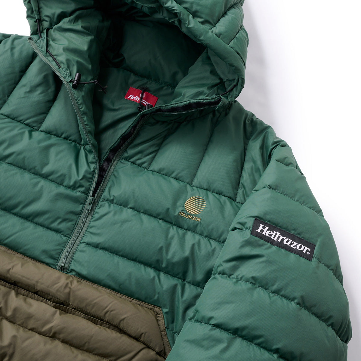Hellrazor LOGO PULLOVER HOODED DOWN JACKET 01125AW0102 – Kinetics
