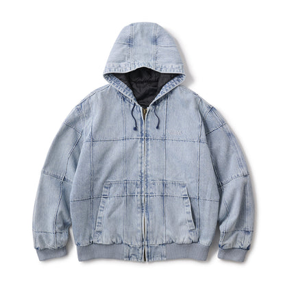 Hellrazor BLOCK DENIM JACKET ヘルレイザー ブロック デニムジャケット 01125AW0105【メンズ アウター デニム ジャケット 25FW】