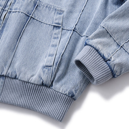 Hellrazor BLOCK DENIM JACKET ヘルレイザー ブロック デニムジャケット 01125AW0105【メンズ アウター デニム ジャケット 25FW】