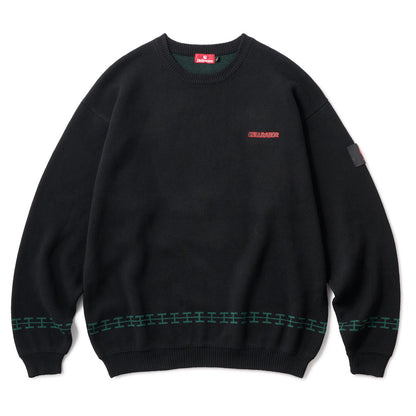 Hellrazor ALL TO MY PEOPLE CREW KNIT ヘルレイザー オールトゥマイピープル クルーニット 01125AW0201【メンズ トップス クルーネック ニット 25FW】