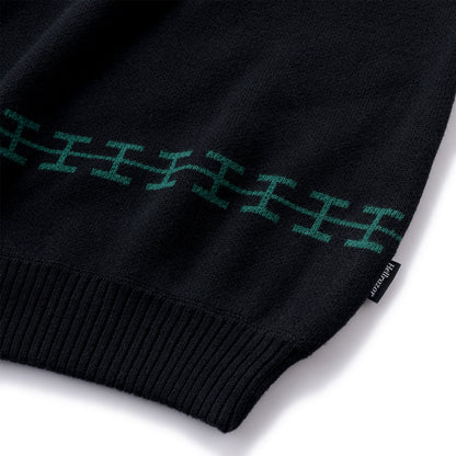 Hellrazor ALL TO MY PEOPLE CREW KNIT ヘルレイザー オールトゥマイピープル クルーニット 01125AW0201【メンズ トップス クルーネック ニット 25FW】