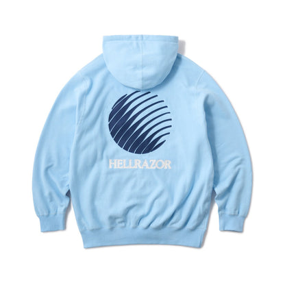 Hellrazor LOGO EMB PATCH FULL ZIP HOODIE ヘルレイザー ロゴ EMB パッチ フルジップ フーディー 01125AW0205【メンズ パーカー フルジップ ロゴ 25FW】