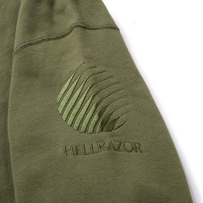 Hellrazor SIDE EMB LOGO PULLOVER HOODIE ヘルレイザー サイド EMB ロゴ プルオーバー フーディー 01125AW0208【メンズ パーカー プルオーバー フーディ ロゴ 25FW】