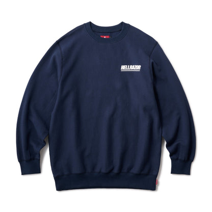 Hellrazor HR CREW SWEAT ヘルレイザー HR クルー スウェット 01125AW0209【メンズ クルーネック スウェット 長袖 25FW】