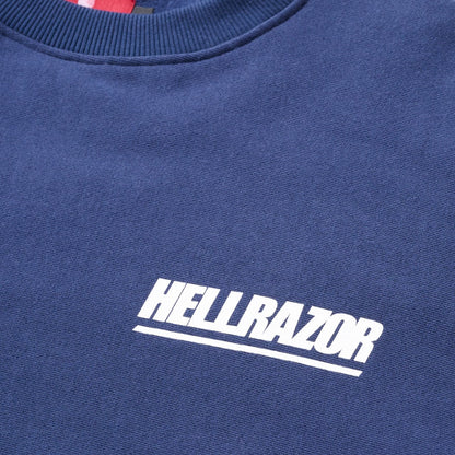 Hellrazor HR CREW SWEAT ヘルレイザー HR クルー スウェット 01125AW0209【メンズ クルーネック スウェット 長袖 25FW】