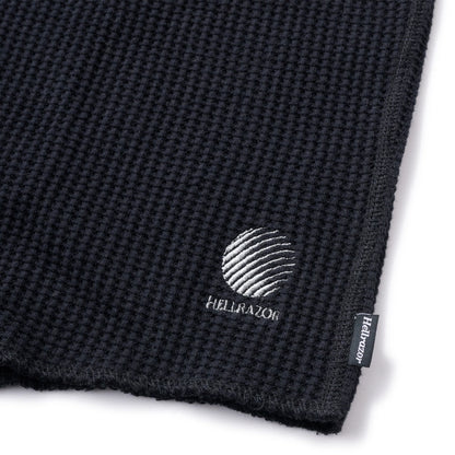 Hellrazor WAFFLE LS SHIRT ヘルレイザー ワッフル ロングスリーブ シャツ 01125AW0301【メンズ 長袖 Tシャツ カットソー  ロゴ 25FW】