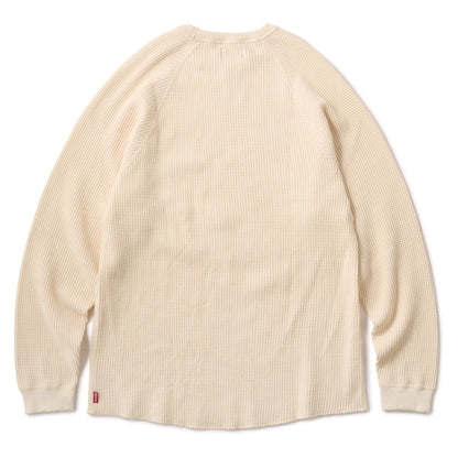 Hellrazor WAFFLE LS SHIRT ヘルレイザー ワッフル ロングスリーブ シャツ 01125AW0301【メンズ 長袖 Tシャツ カットソー  ロゴ 25FW】