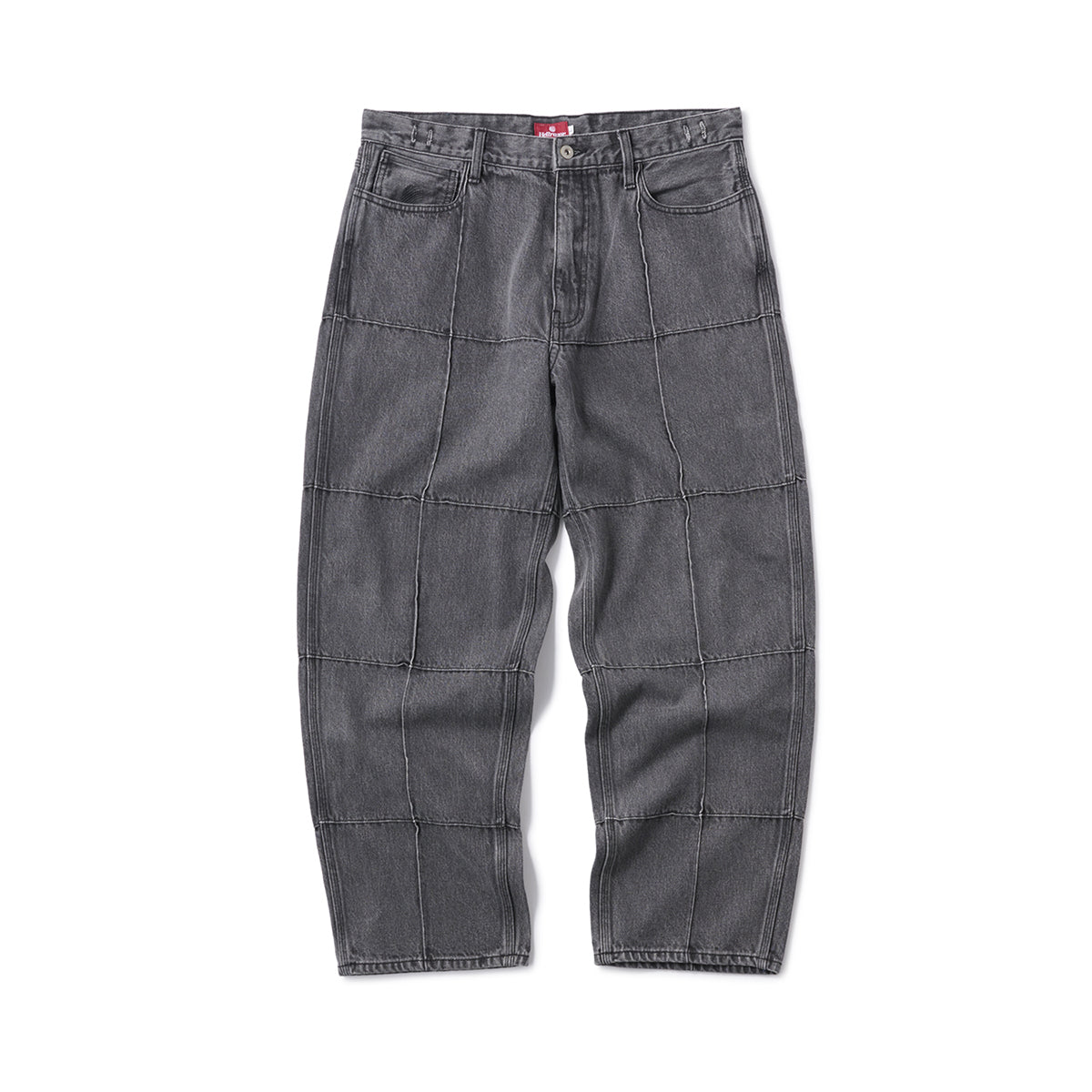 Hellrazor BLOCK BAGGIE DENIM PANTS ヘルレイザー ブロック バギーデニムパンツ 01125AW0402【メンズ デニムパンツ ワイド バギーシルエット 25FW】