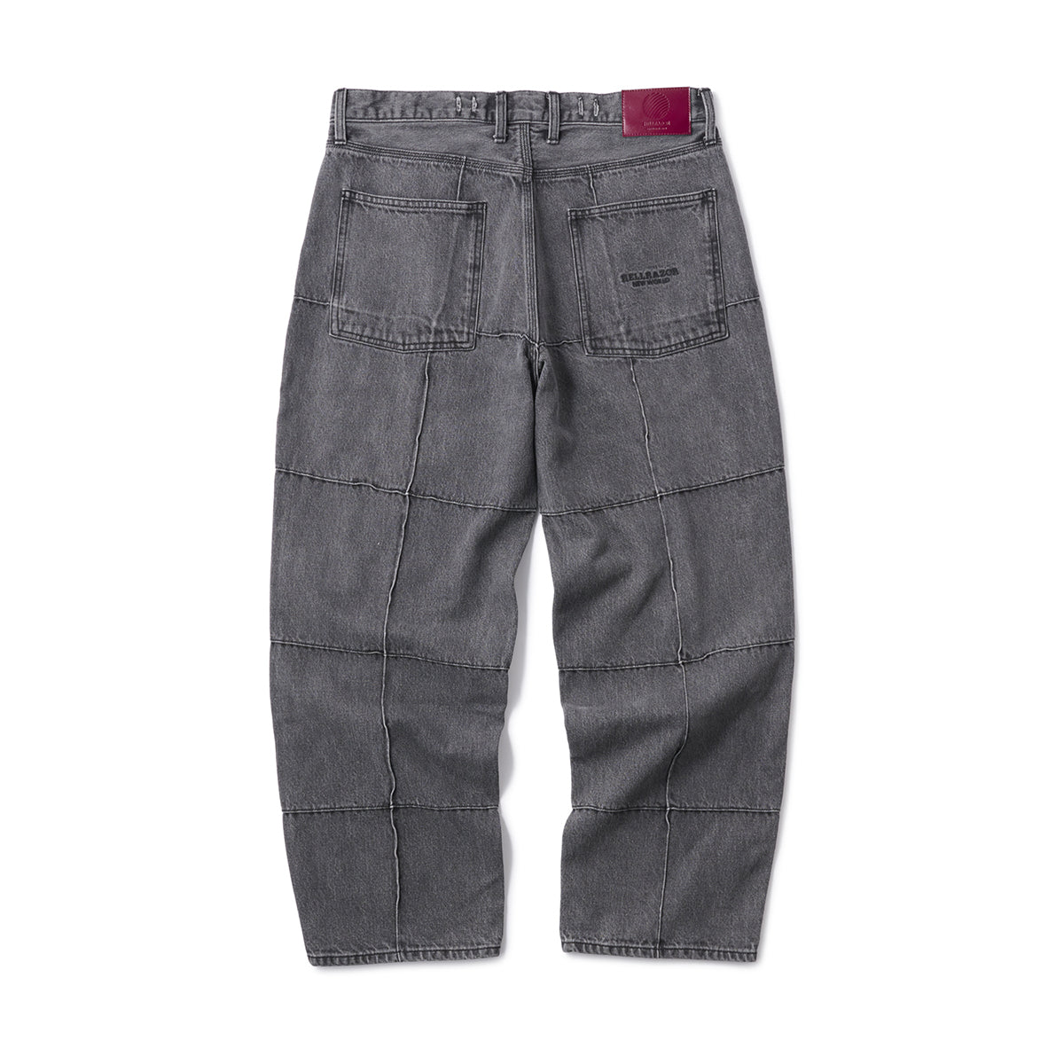 Hellrazor BLOCK BAGGIE DENIM PANTS ヘルレイザー ブロック バギーデニムパンツ 01125AW0402【メンズ デニムパンツ ワイド バギーシルエット 25FW】