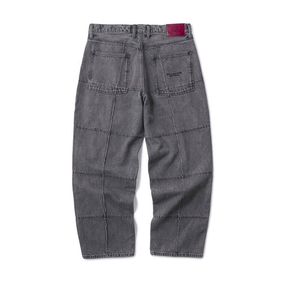 Hellrazor BLOCK BAGGIE DENIM PANTS ヘルレイザー ブロック バギーデニムパンツ 01125AW0402【メンズ デニムパンツ ワイド バギーシルエット 25FW】