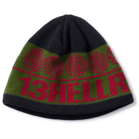 Hellrazor BOARDER BEANIE ヘルレイザー ボーダー ビーニー 01125AW0606【メンズ 帽子 ニット ビーニー ボーダー柄 25FW】