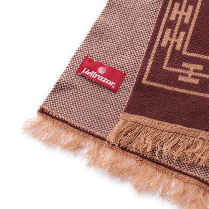 Hellrazor ALL TO MY PEOPLE MUFFLER ヘルレイザー オールトゥマイピープル マフラー 01125AW0803【メンズ マフラー ウーブン グラフィック 25FW】