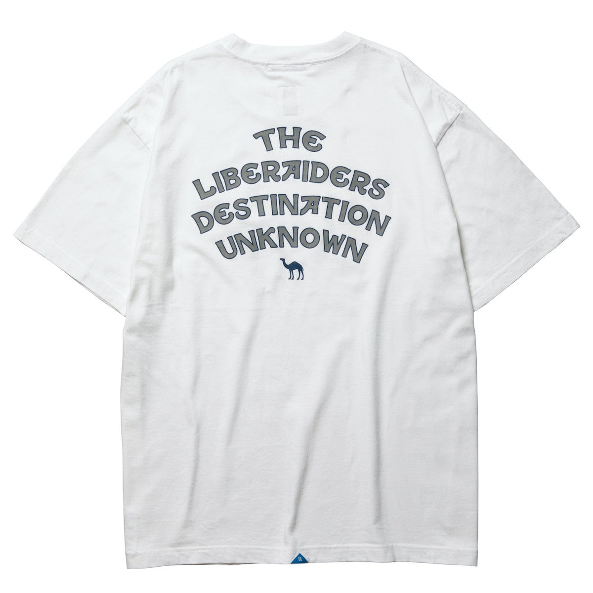 Liberaiders CAMEL TEE リベレイダース キャメル ティー 77602【メンズ Tシャツ 半袖 ロゴ バックプリント ヴィンテージテイスト 25FW】