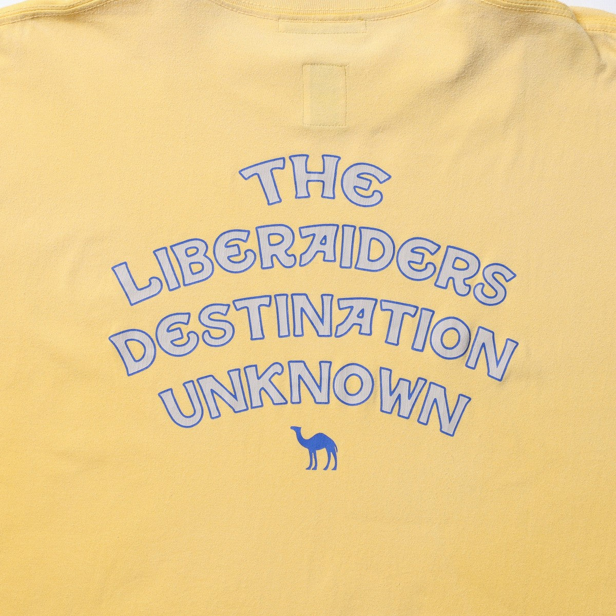Liberaiders CAMEL TEE リベレイダース キャメル ティー 77602【メンズ Tシャツ 半袖 ロゴ バックプリント ヴィンテージテイスト 25FW】