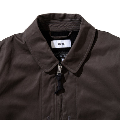 UNFRM OUTDOOR STANDARD VENTILE FLIGHT JACKET ユニフォームアウトドアスタンダード ベンタイル フライトジャケット AW-1151【メンズ フライトジャケット ベンタイル ミリタリー 撥水 OCTA 軽量 25FW】
