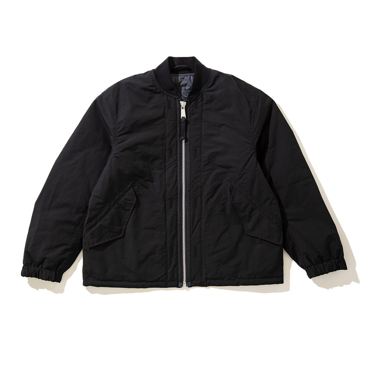 UNFRM OUTDOOR STANDARD COTTON-POLYESTER REVERSIBLE FLIGHT JACKET ユニフォームアウトドアスタンダード コットンポリエステル リバーシブル フライトジャケット AW-4156【メンズ ジャケット リバーシブル MA1 ミリタリー アウター ショート丈 25FW】