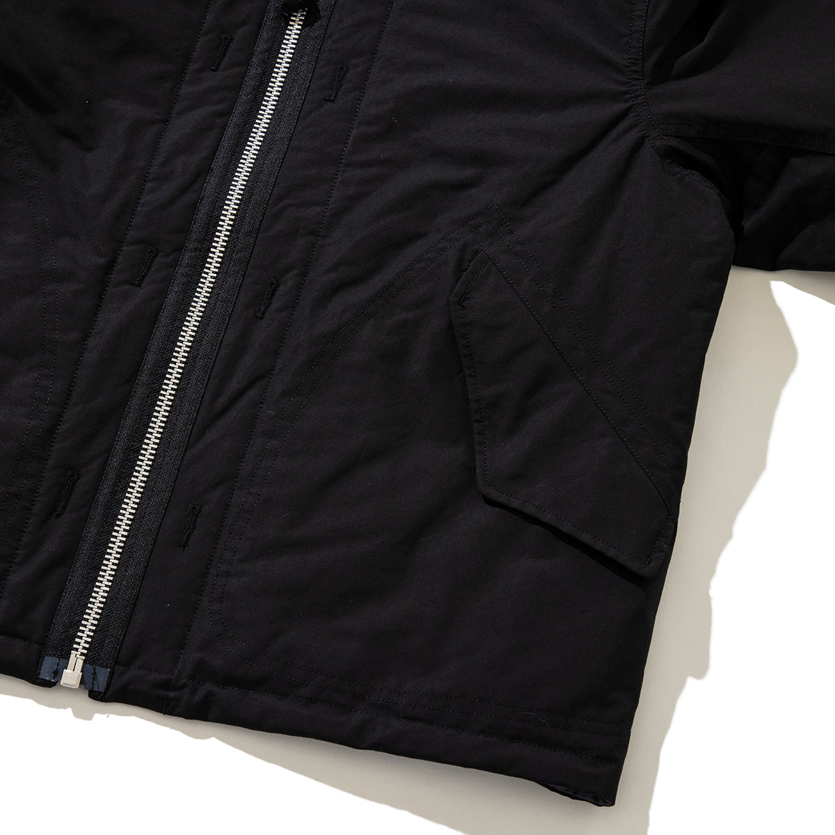 UNFRM OUTDOOR STANDARD COTTON-POLYESTER REVERSIBLE FLIGHT JACKET ユニフォームアウトドアスタンダード コットンポリエステル リバーシブル フライトジャケット AW-4156【メンズ ジャケット リバーシブル MA1 ミリタリー アウター ショート丈 25FW】