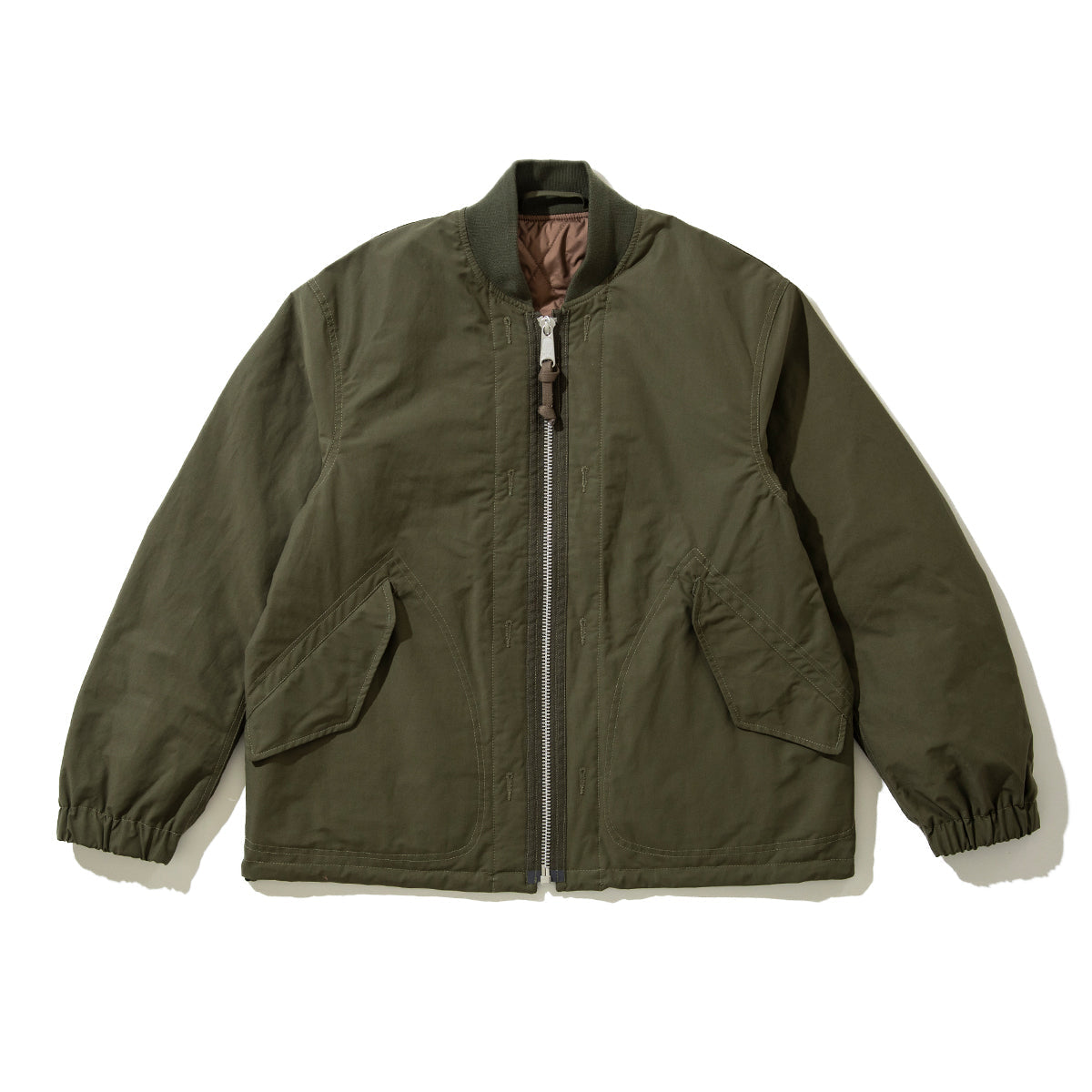 UNFRM OUTDOOR STANDARD COTTON-POLYESTER REVERSIBLE FLIGHT JACKET ユニフォームアウトドアスタンダード コットンポリエステル リバーシブル フライトジャケット AW-4156【メンズ ジャケット リバーシブル MA1 ミリタリー アウター ショート丈 25FW】