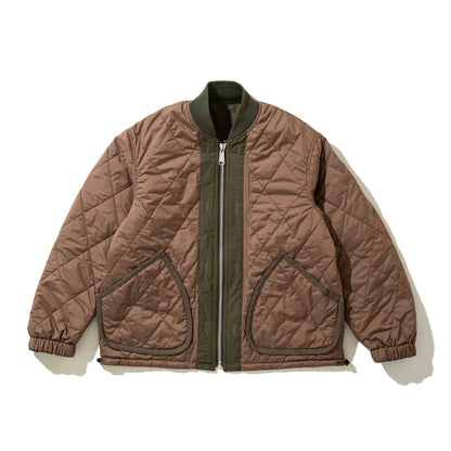 UNFRM OUTDOOR STANDARD COTTON-POLYESTER REVERSIBLE FLIGHT JACKET ユニフォームアウトドアスタンダード コットンポリエステル リバーシブル フライトジャケット AW-4156【メンズ ジャケット リバーシブル MA1 ミリタリー アウター ショート丈 25FW】
