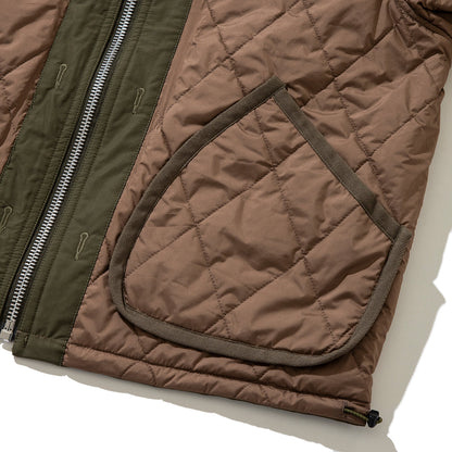 UNFRM OUTDOOR STANDARD COTTON-POLYESTER REVERSIBLE FLIGHT JACKET ユニフォームアウトドアスタンダード コットンポリエステル リバーシブル フライトジャケット AW-4156【メンズ ジャケット リバーシブル MA1 ミリタリー アウター ショート丈 25FW】