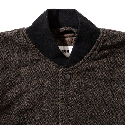 UNFRM OUTDOOR STANDARD BRITISH VINTAGE TWEED SPORTS COAT ユニフォームアウトドアスタンダード ブリティッシュ ヴィンテージ ツイード スポーツ コート AW-4157【メンズ アウター ツイードコート 保温性 25FW】