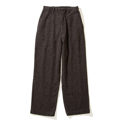 UNFRM OUTDOOR STANDARD BRITISH VINTAGE TWEED WIDE PANTS ユニフォームアウトドアスタンダード ブリティッシュ ヴィンテージ ツイード ワイド パンツ AW-4559【メンズ ワイドパンツ ツイード リラックスフィット クラシックスタイル 25FW】