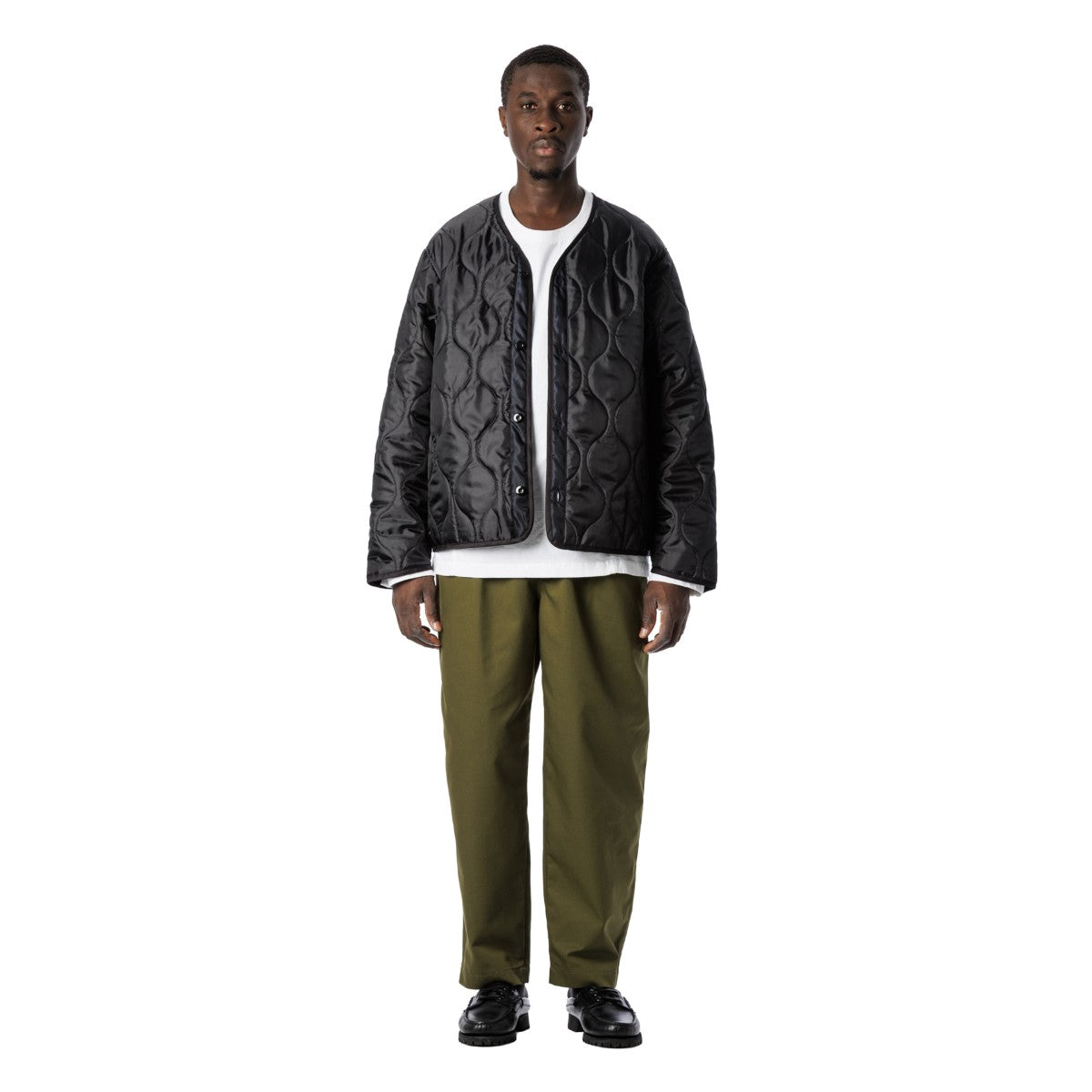 Sandinista Quilted Liner Jacket サンディニスタ キルテッド ライナー ジャケット 60425WA01-OW【メンズ アウター キルティング ジャケット ミリタリー 中綿 軽量 25FW】