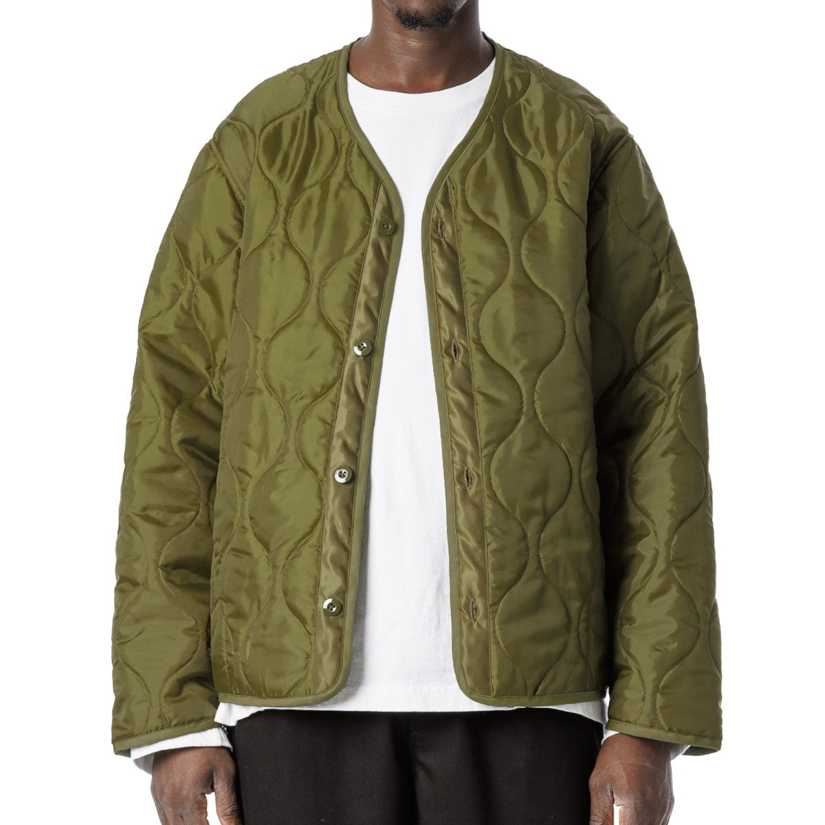 Sandinista Quilted Liner Jacket サンディニスタ キルテッド ライナー ジャケット 60425WA01-OW【メンズ アウター キルティング ジャケット ミリタリー 中綿 軽量 25FW】