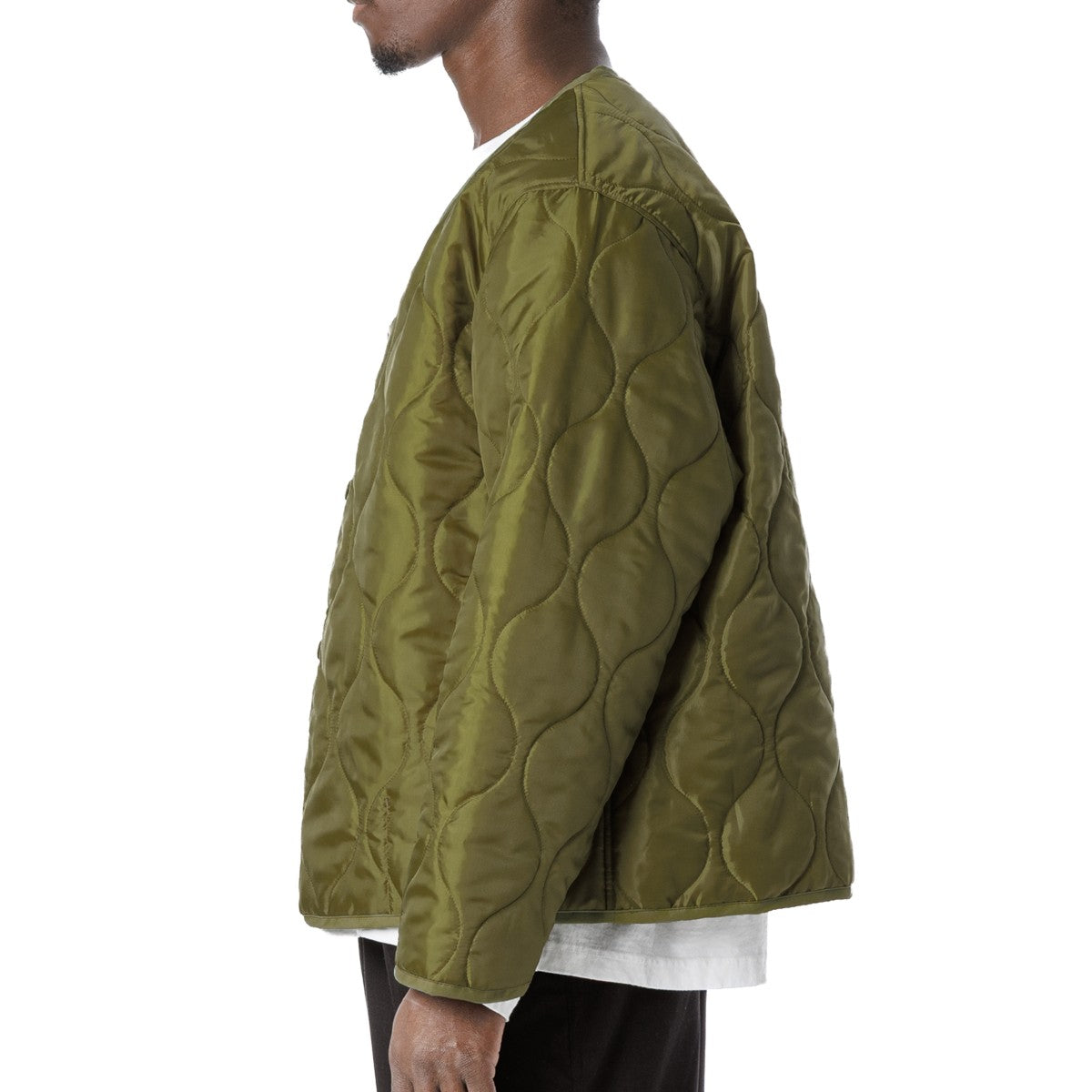 Sandinista Quilted Liner Jacket サンディニスタ キルテッド ライナー ジャケット 60425WA01-OW【メンズ アウター キルティング ジャケット ミリタリー 中綿 軽量 25FW】